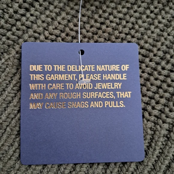 RACHEL Rachel Roy Olive V-Neck Ribbed Knit Sweater - Picture 8 of 12